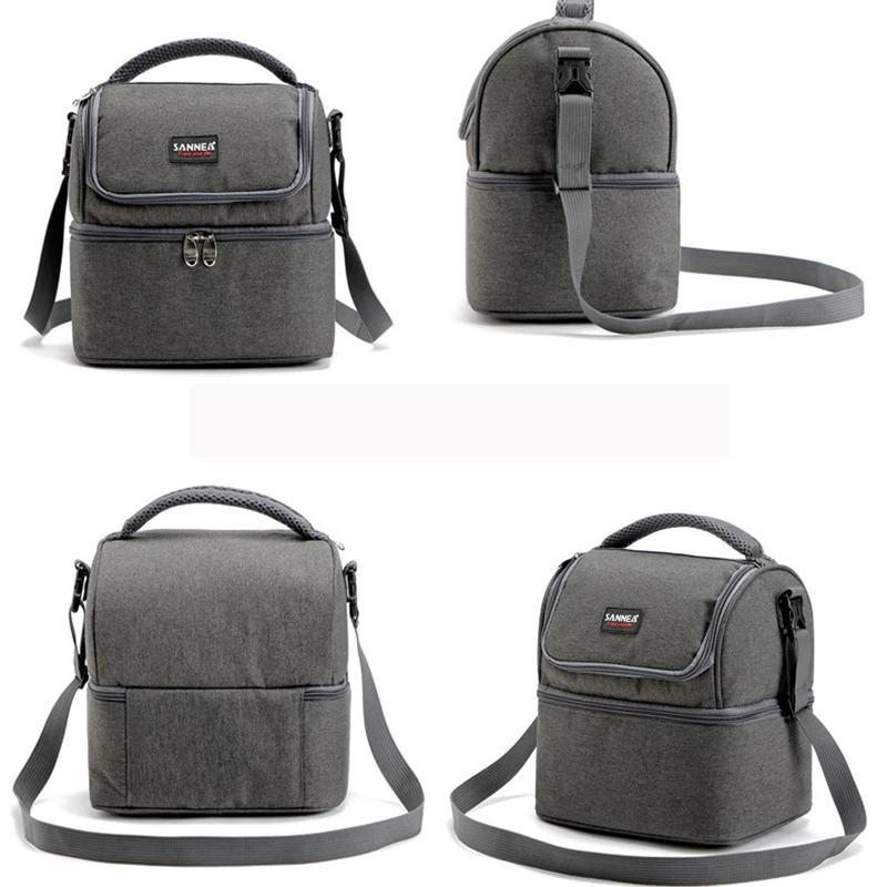САННЕН 7L Обед Сумки Тепловой Портативный Изоляцией Питание Пикник Нейлон