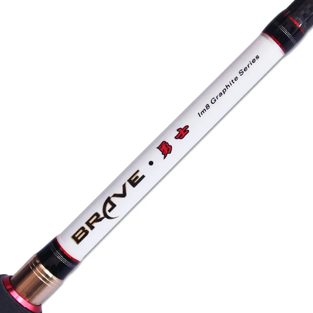 2016 Brave Fresh Water Casting Rod 1.83m/1.98m/ 2.13m M/ ML / MH 98% Carbon Fiber Portable Fishing | Спорт и развлечения