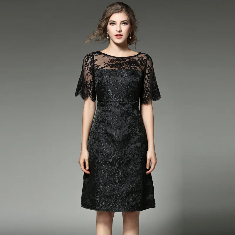 Новое поступление 2017 Подиумные кружевные лоскутные сетчатые тонкие сексуальные