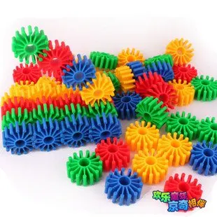 Candice guo! Цветные мягкие пластиковые блоки развивающая игрушка G16|plastic blocks|candice guotoys