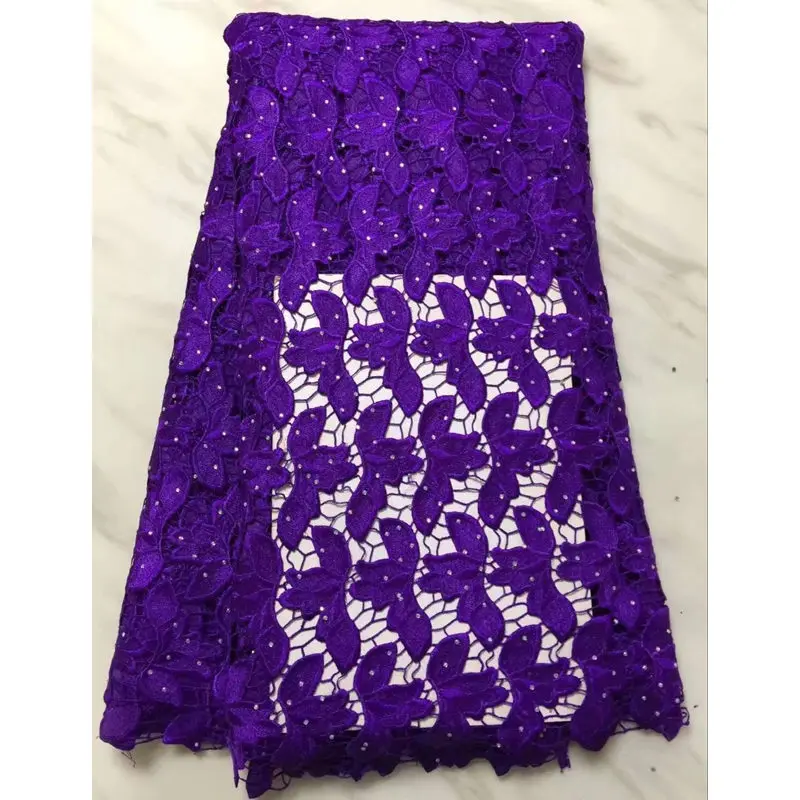 African Lace Fabrics 2018 High Quality Guipure Fabric Women Nigerian Water Soluble For Dress for women-L5 | Дом и сад