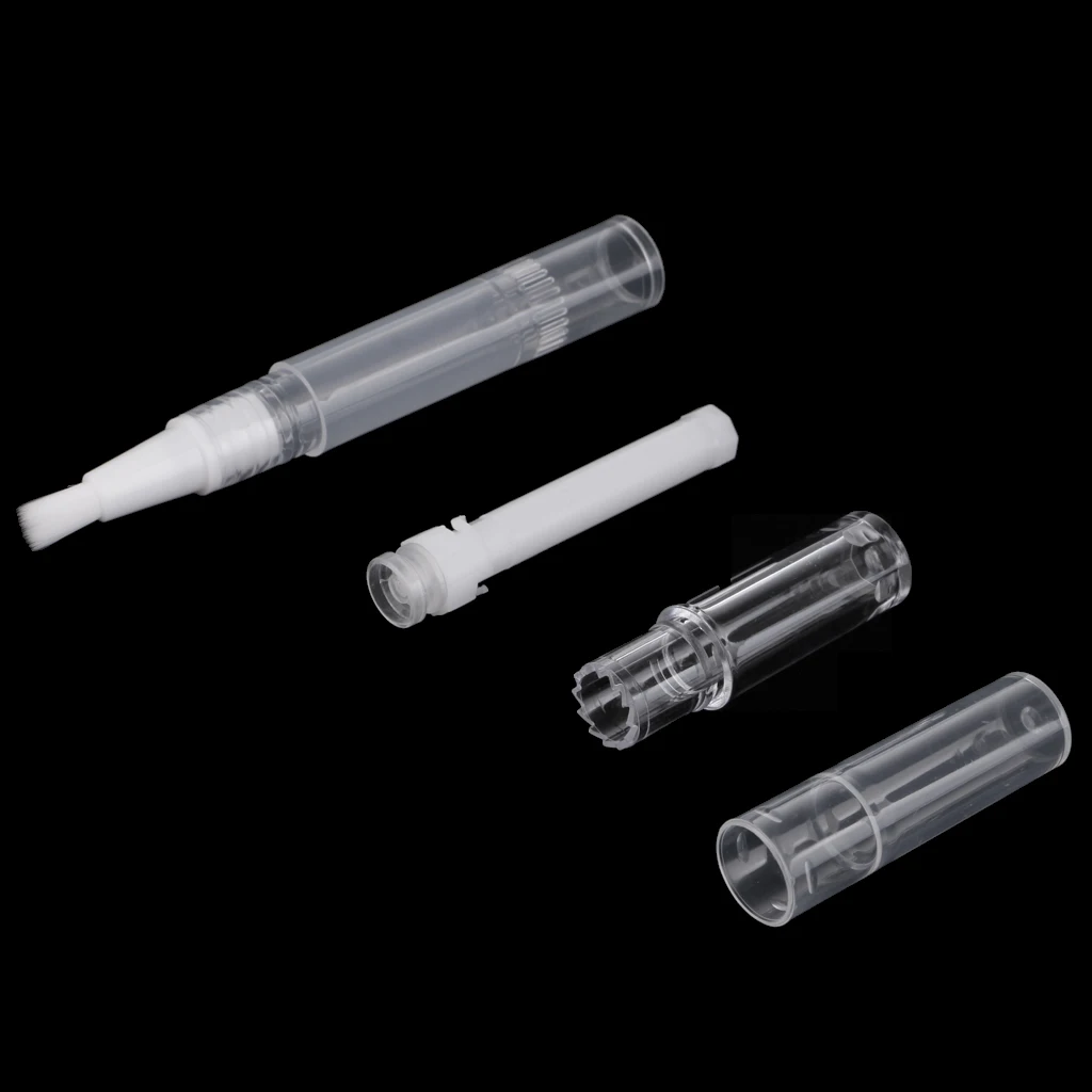 5 упаковок прозрачный пустой лак для ногтей Масло кутикулы ручка блеск бальзам