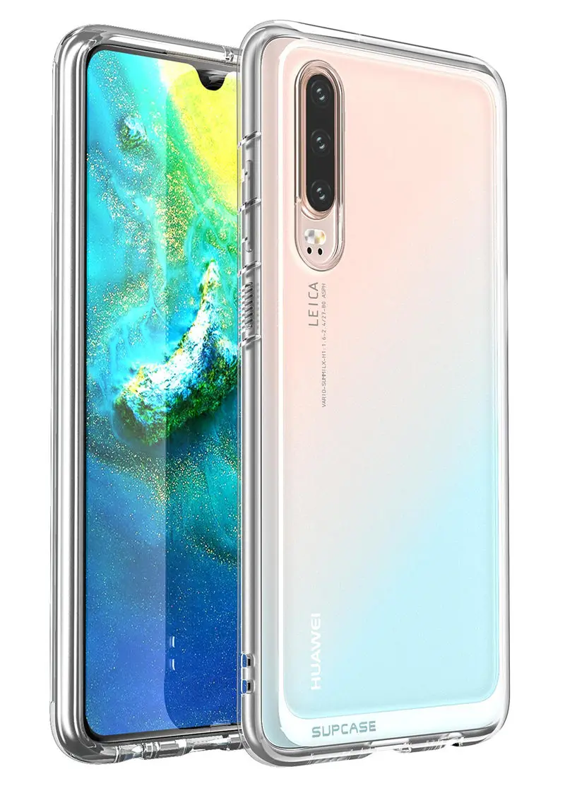 Для huawei P30 чехол 6,1 дюйма( выпуска) SUP чехол UB стиль противоударный Премиум гибридный защитный бампер из ТПУ+ прозрачный чехол из поликарбоната