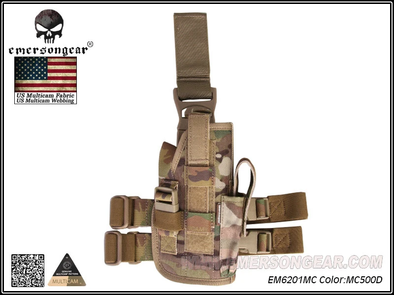 MC EmersonGear продаж кобура 500D Нейлон Мультикам тропический Arid черный EM6201 - Цвет: MC