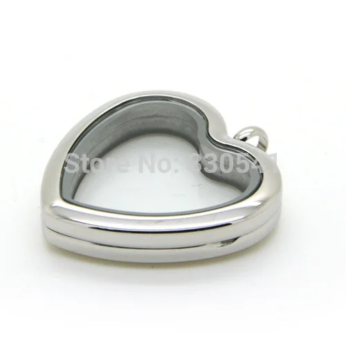 Плавающий медальон в форме сердца 10 шт. медальоны из нержавеющей стали с памятью