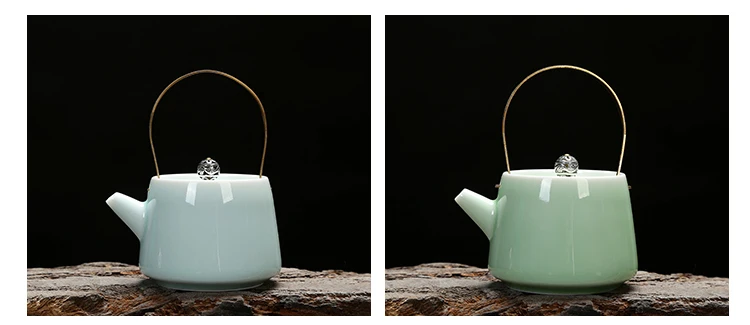 Чайник TANGPIN longquan celadon, керамические чайники, китайский чайник, китайский чайный набор, кунг-фу