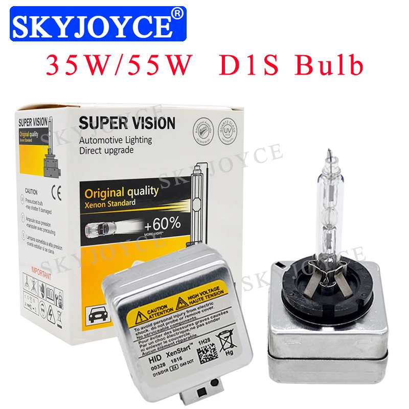SKYJOYCE 55W D1S D2S D3S D4S HID лампа фары 4300K 6000K 8000K 5000K 35W D1R D2R D3R D4R сменная | Автомобили и