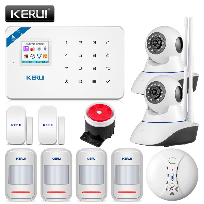 KERUI W18 система безопасности Alarme Беспроводная IOS/Android приложение управление Wifi GSM