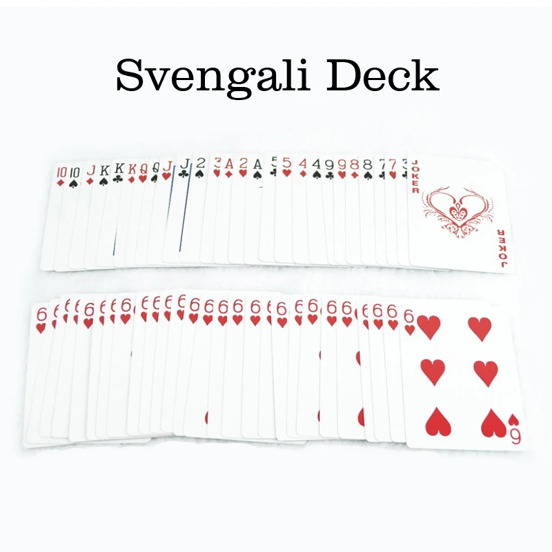 Магические карты Svengali атомные игральные магические трюки для сценической сцены