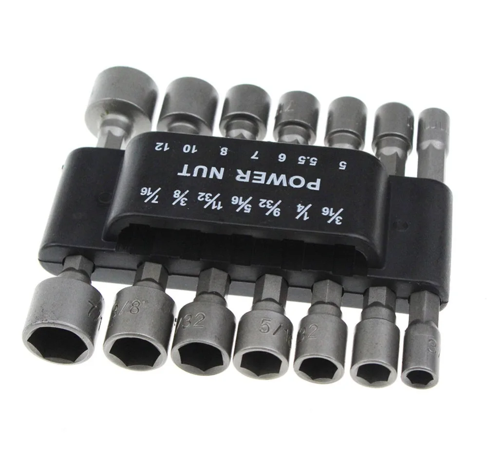 FATCOOL 14 шт./компл. 1/4 &quotшестигранный хвостовик силовая гайка шестигранник