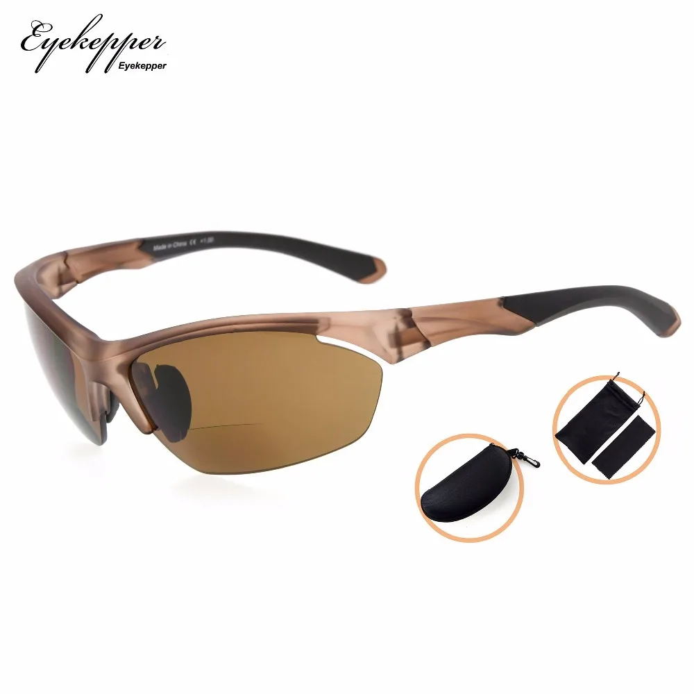 SG902Eyekepper TR90 спортивные бифокальные Солнцезащитные очки Бейсбол Бег Рыбалка Вождение Гольф Софтбол Пешие прогулки полуоправы очки для чтения