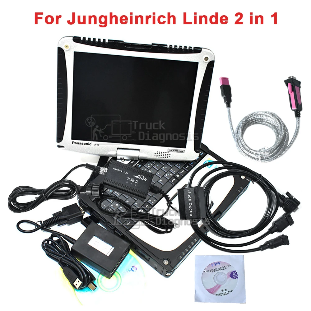Ноутбук CF19 + JUDIT 4 диагностический комплект Jungheinrich Judit box Incado с Linde canbox doctor 2 в 1 для