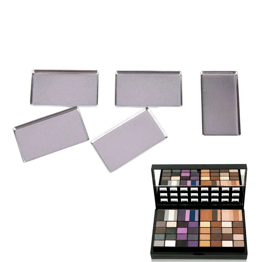 5 шт. металлические палетки для теней 41 х23 мм|empty palette|eyeshadow palette caseempty pans |