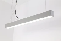 free shipping high quality suspended linear indoor 1 2m 1 5m ceiling office led tube light