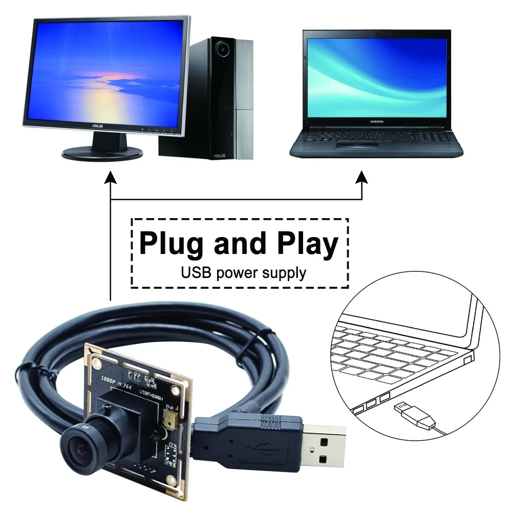 1080P Full HD SONY IMX322 Низкая освещенность 0.01Lux CMOS H.264 AEC AEB AGC Поддержка USB модуль камеры печатная плата системы видеонаблюдения с аудио