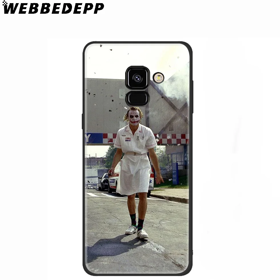 WEBBEDEPP Joker Batman Silicone Case for Samsung Galaxy A3 A5 A6 A7 A8 A9 A10 A20 A30 A40 A50 A70 M10 M20 M30 |