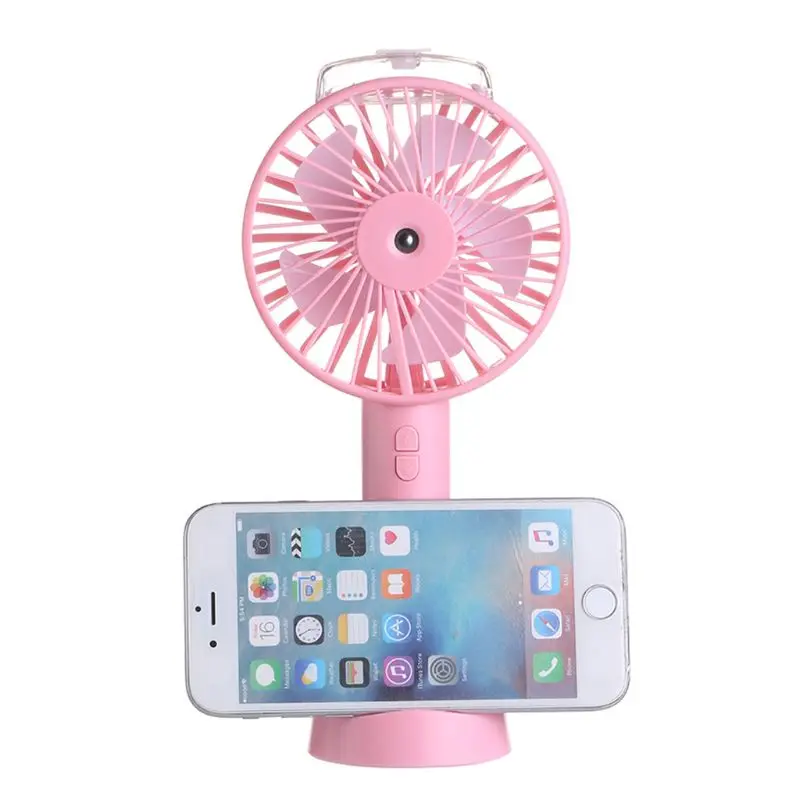 Мини водяной туман USB вентилятор перезаряжаемый ручной портативный охладитель