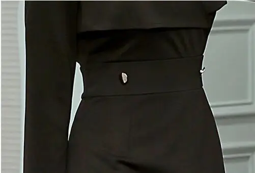 Блейзер платье трапециевидной формы для офиса Vestido длинный 2019 Длинная Элегантная