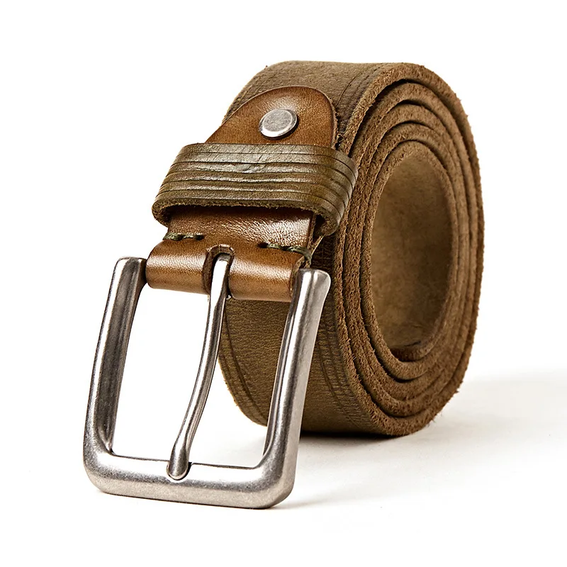 561 New Fashion Men's wide Belt men and Women Cowhide Leather Belts Pure Leather Male Belt