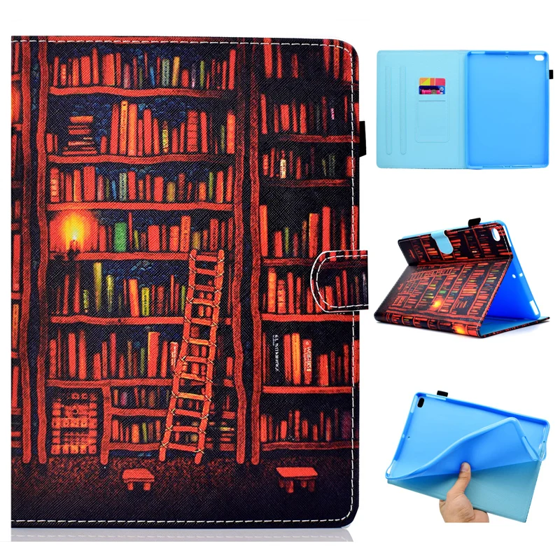 Для iPad 9,7 A1893 A1954 A1822 A1823 чехол милый кошелек сумка iPad A1474 A1475 A1476 Air 2 A1566 A1567 Прекрасный Принт с длинным рукавом держатель