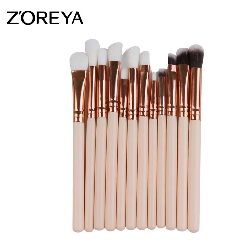 ZOREYA 12 шт. хит продаж кисти для макияжа кисточка век набор кистей инструменты pincel