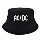 Панама для мужчин и женщин, крутая летняя кепка от солнца, с рок-группой, ACDC, для отдыха на открытом воздухе, охоты, рыбалки