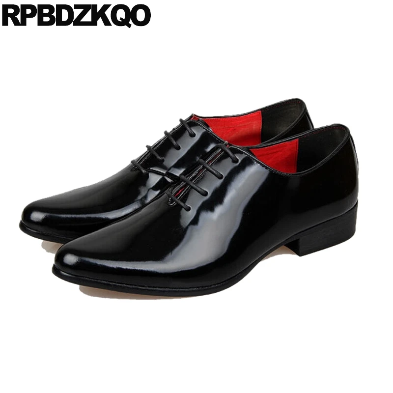 Brand Luxury Crocodile Shoes Python Leather Black Real Men Prom Dress Snake Skin British Style Pointed Toe High Heel Oxfords | Обувь