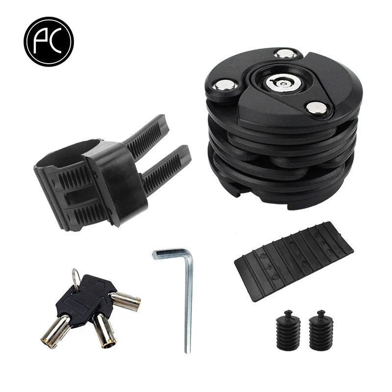 Велосипедный Замок PCycling противоугонная цепь трос велосипедный замок складной