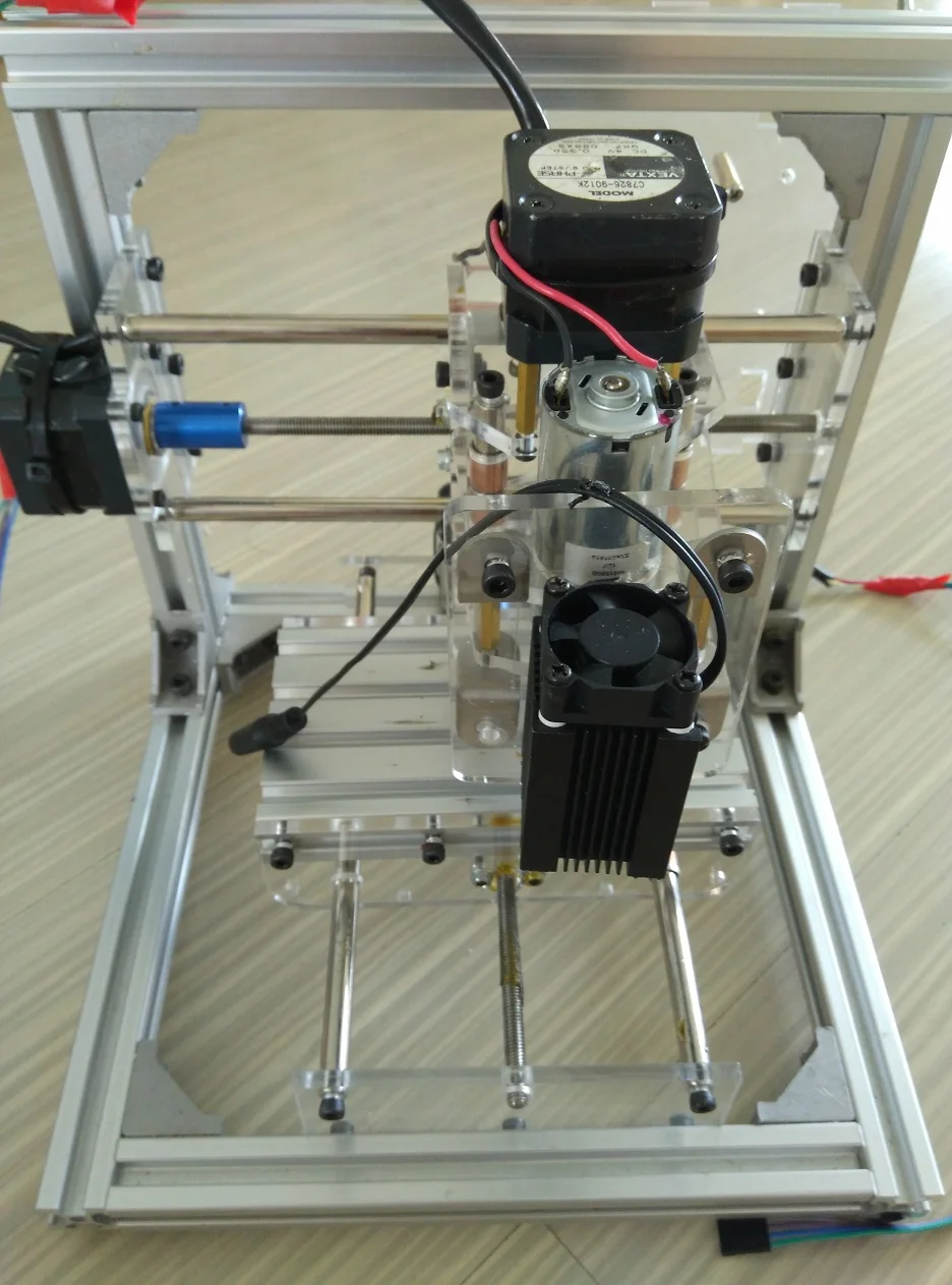 Лазерный гравировальный станок алюминиевый профиль мини лазерный ARDUINO для