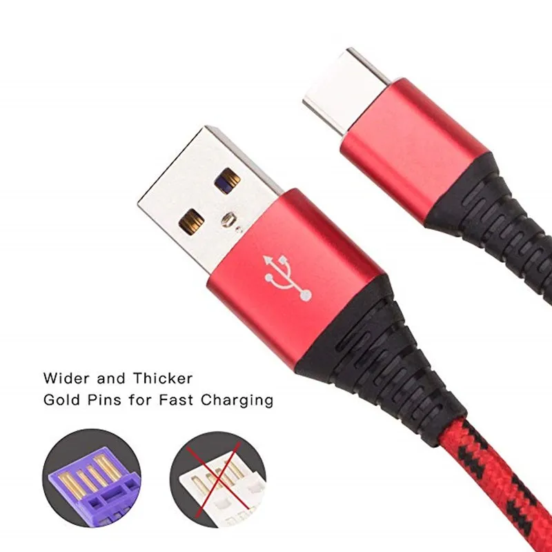 Кабель USB Type C для OnePlus 6T 6 5t зарядка Быстрая зарядный кабель Samsung Galaxy A9 A7 2018 note 9 8 S9 S8
