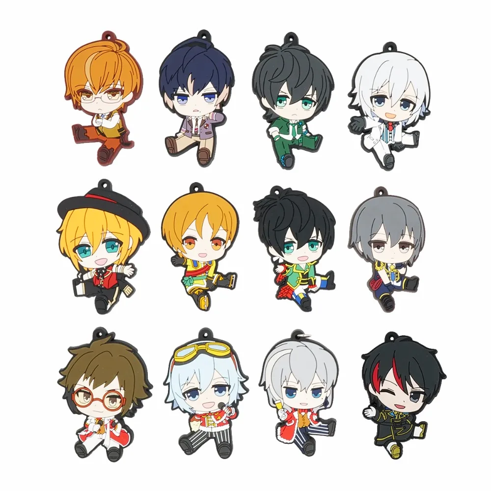IDOLiSH7 A3 аниме Юки Осака Сого рокуя NAGI KUJO TENN резиновый брелок | Игрушки и хобби