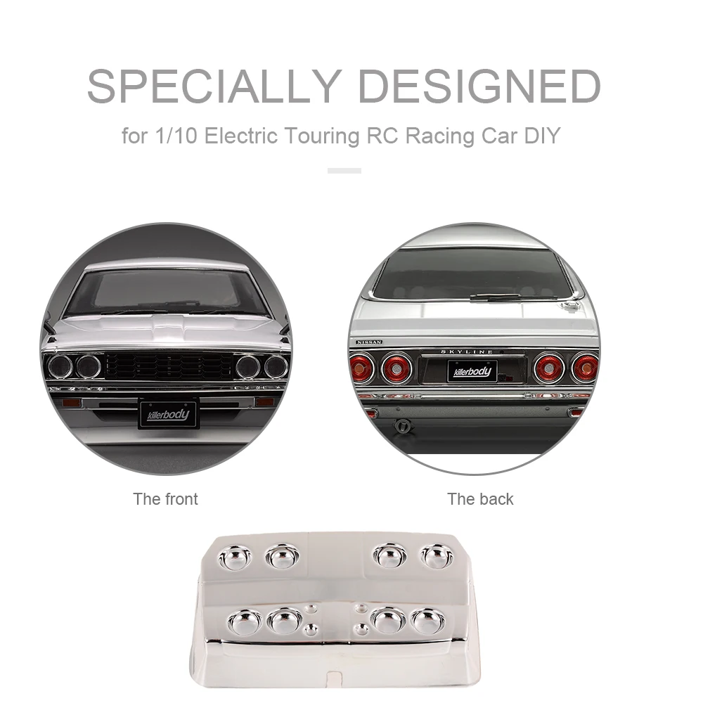 48719 передний светодиодный фонарь заднего хода ведро для RC автомобиля 1/10 1977 Skyline