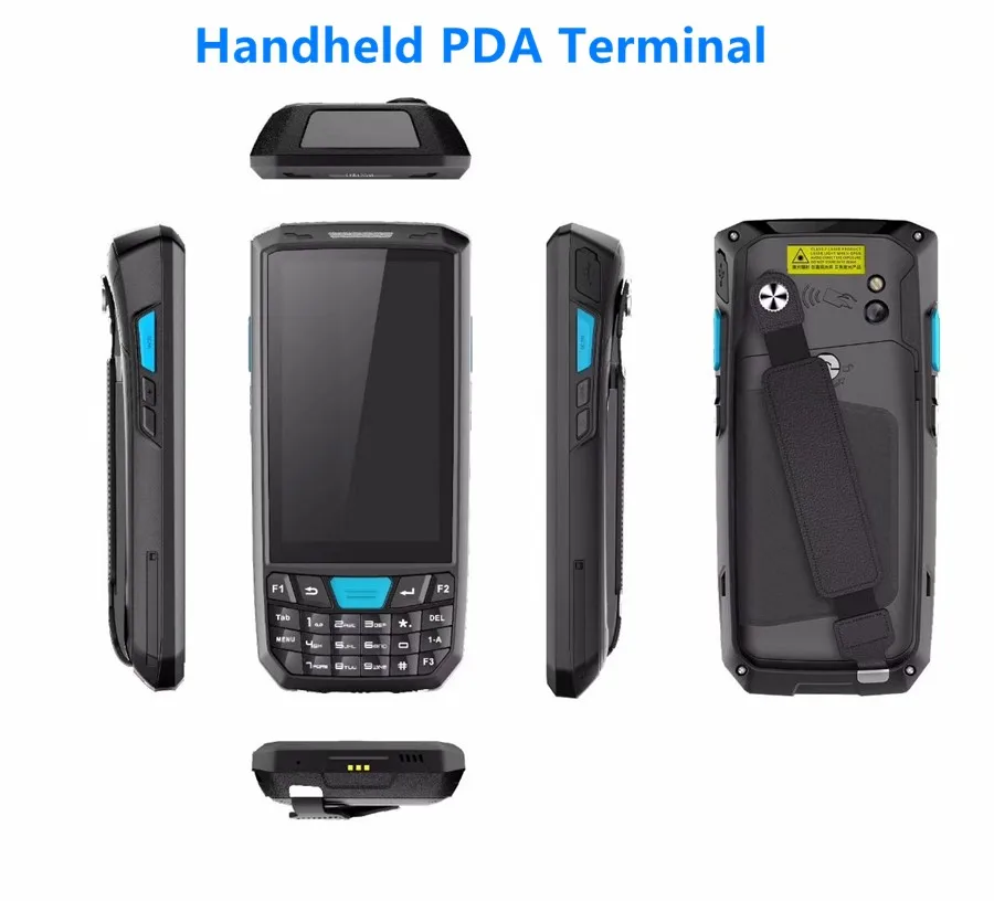 Android 8,1 PDA сканер штрих-кода 1D 2D QR код Honeywell Newland сканер IP66 Wifi 4G 4,5 ''экран Клавиатура NFC PDA терминал данных