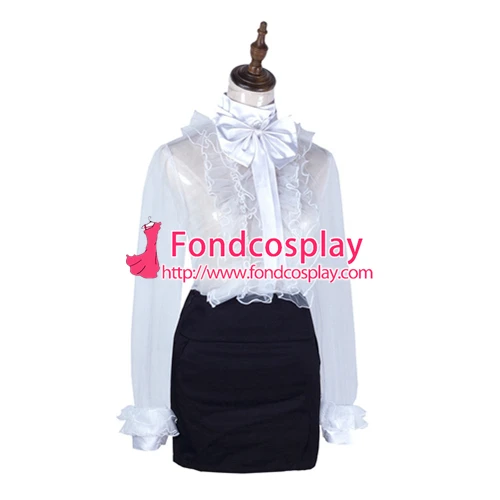 Горничная Сисси атласное платье Запираемая униформа косплей костюм на заказ