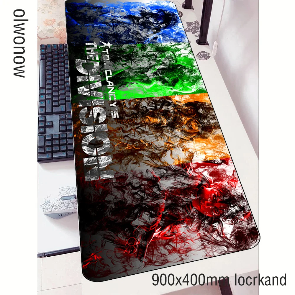 Коврик для мыши tom clancy's the division геймер милый 90x40 см notbook игровой коврик xl PC