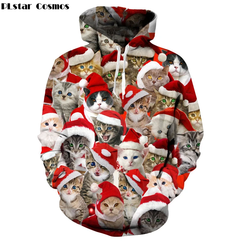 Рождественские модные брендовые толстовки PLstar Cosmos мужские и женские пуловеры