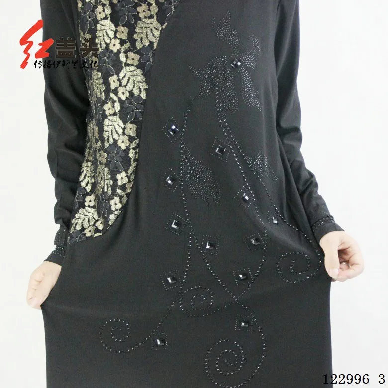 Большие размеры качество халат Новый Арабская элегантные свободные кафтан-абая