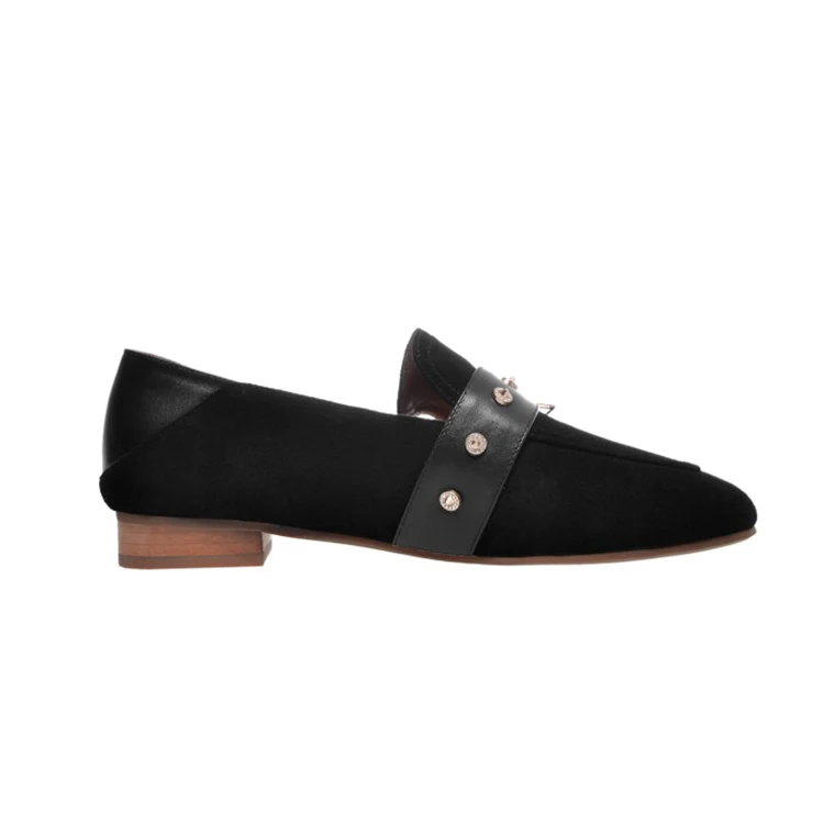 

MLJUESE 2019 women pumps autumn spring soft Kid Suede buckle strap square toe pink color low heels lady shoes party wedding