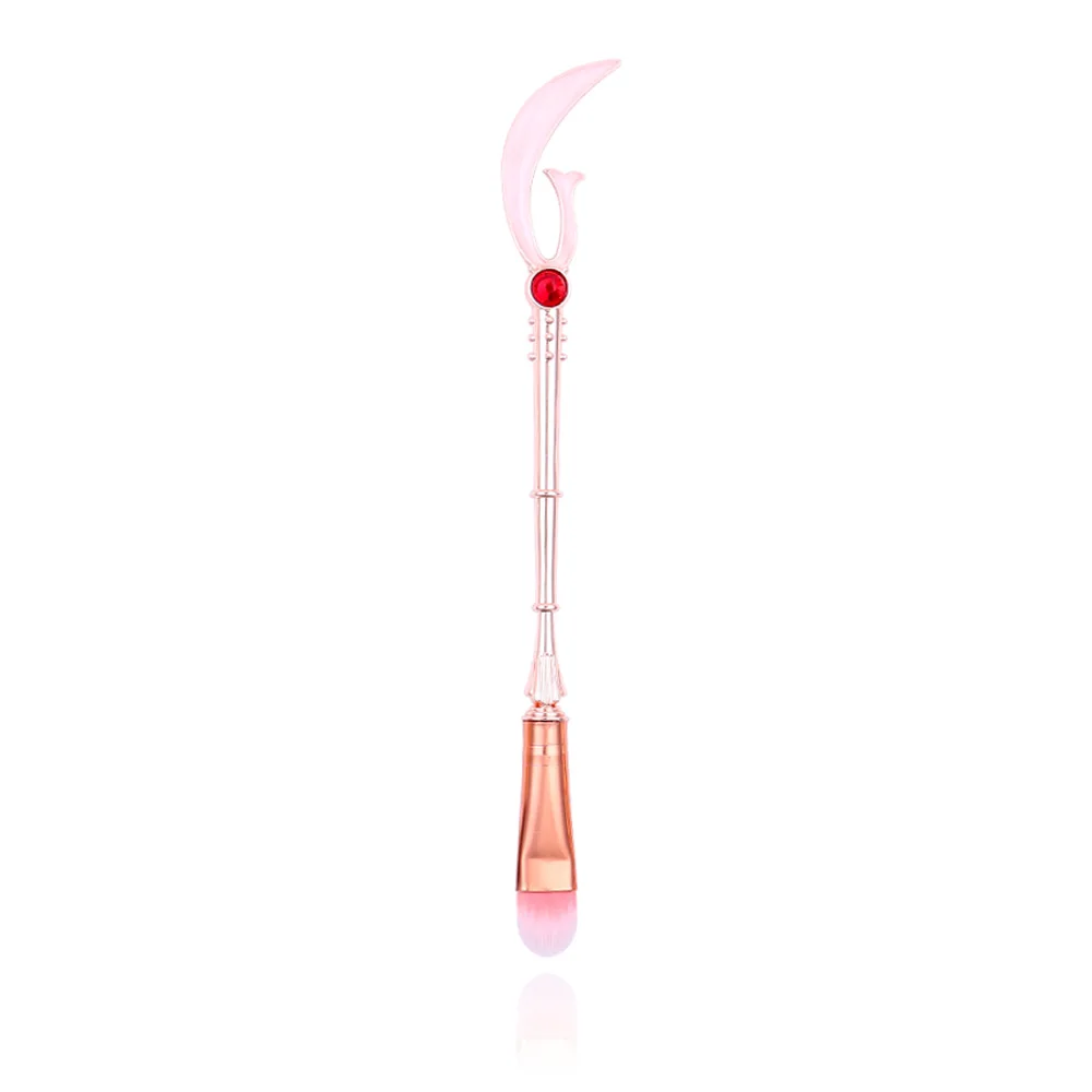 eyeshadow brush Классические аниме Сейлор Мун кисти для макияжа с металлической ручкой основа для макияжа пудра Румяна размазывание шейдер многофункциональная кисть инструмент для красоты - Handle Color: eyeshadow brush