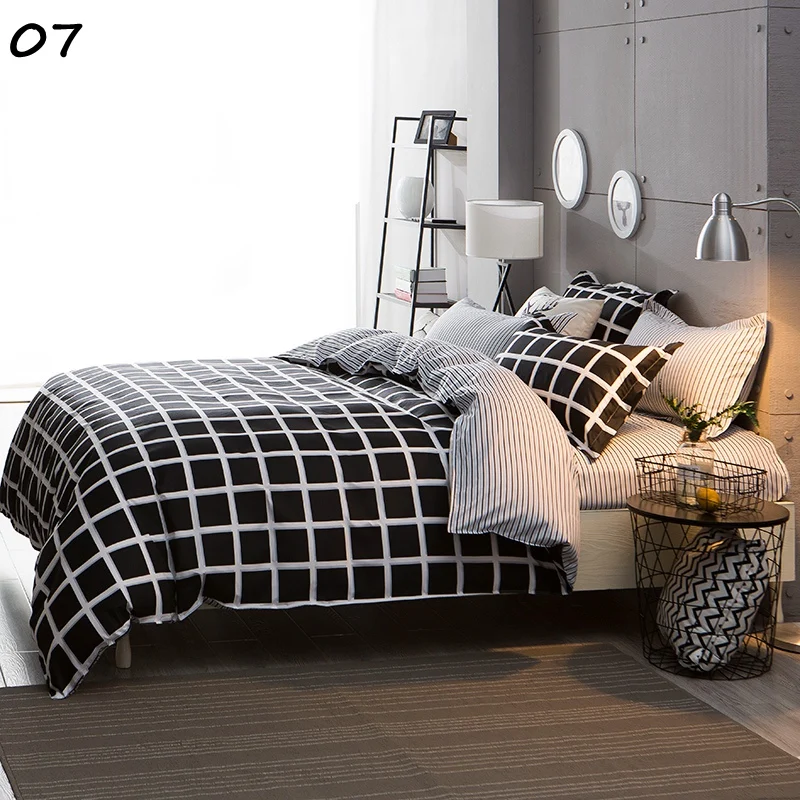 07 heibaikongjian Детские комплекты постельного белья с героями мультфильмов, набор пододеяльников с Бэтменом для детей ясельного возраста, комплект постельных принадлежностей из 2/4 предметов, 140x200 см, размер 48 - Цвет: 07 heibaikongjian