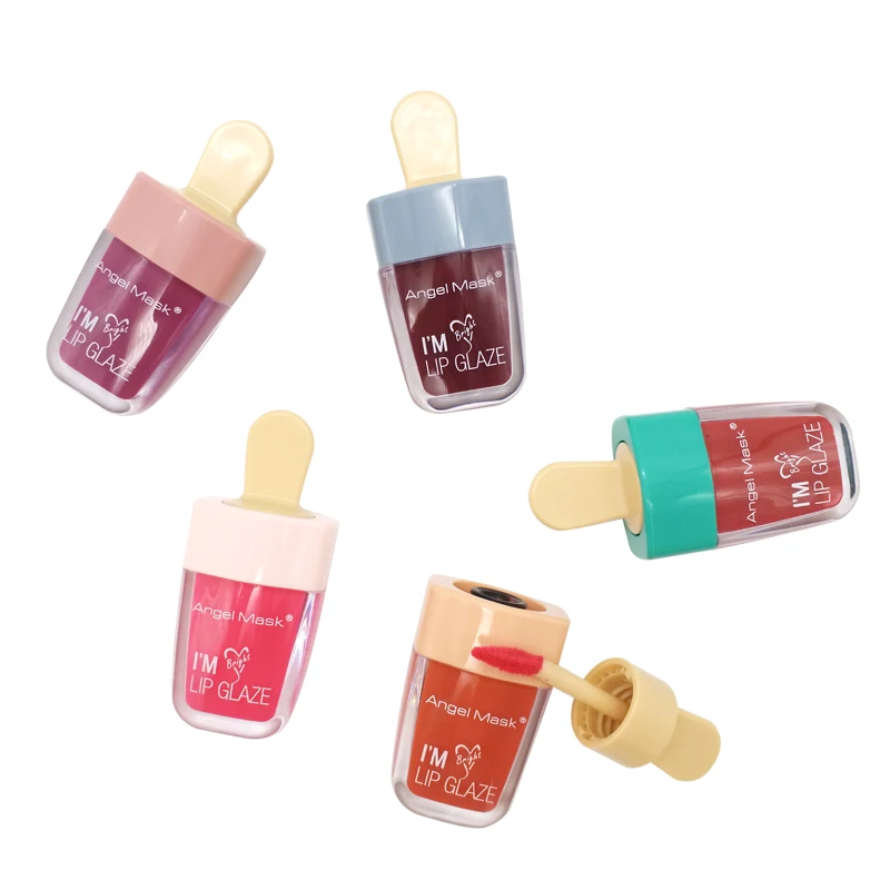 Ангел Маска вишня жидкая помада розовый оттенок губ Magic губы более пухлыми