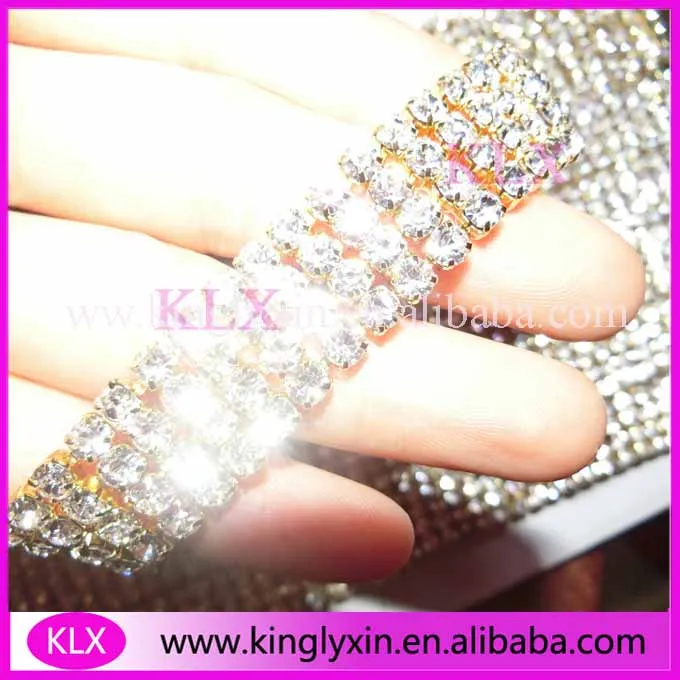 Индивидуальный заказ горный хрусталь Бикини Разъем пряжкой и стразами цепи