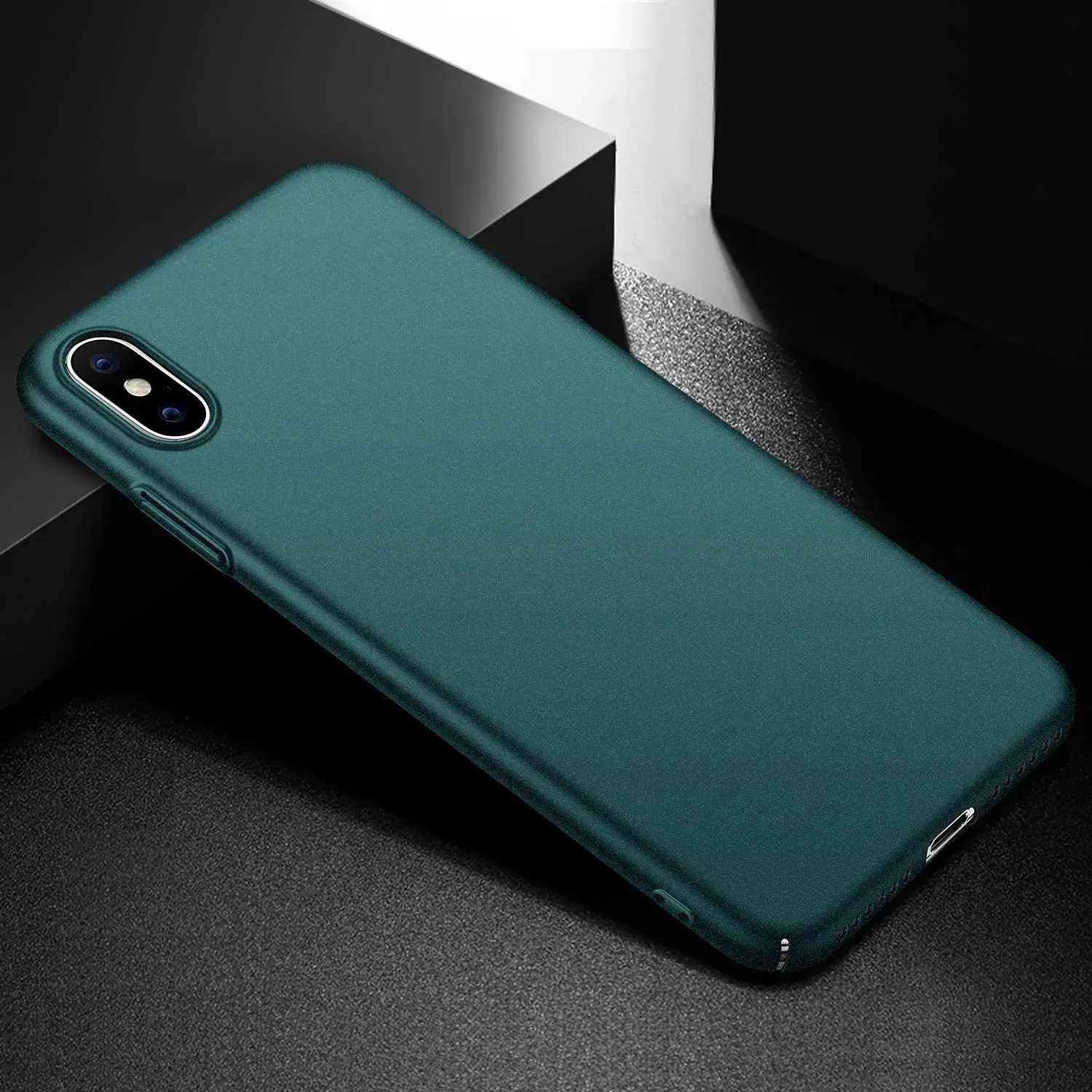 Для iPhone XS Max X XR чехол, ультратонкий минималистичный тонкий защитный чехол для телефона задняя крышка для iPhone 8 7 6s Plus