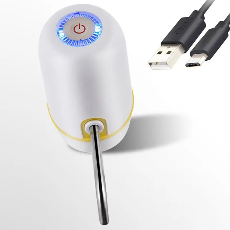 Диспенсер для воды портативный автоматический USB Перезаряжаемый Электрический диспенсер для водяного насоса питьевой бутылки всасывающий блок