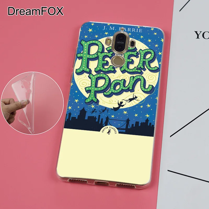 DREAMFOX K142 Peter Pan Book Soft TPU Silicone Case Cover For Huawei Mate G 7 8 9 10 Nova 2 Lite Pro Plus |