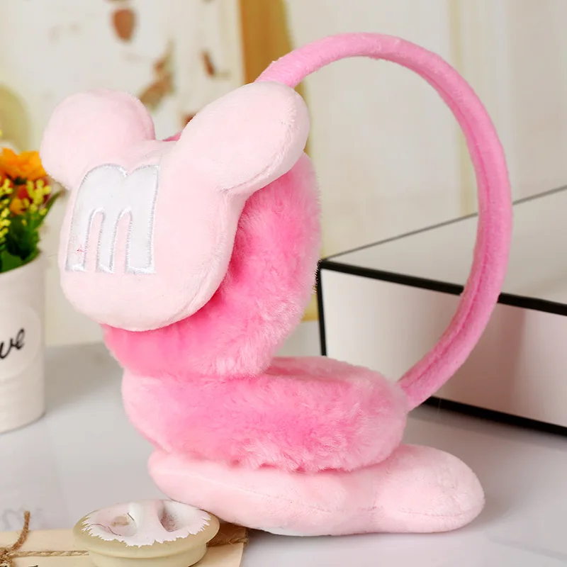2018 новые зимние теплые милые плюшевые наушники с милым кроличьим мехом для