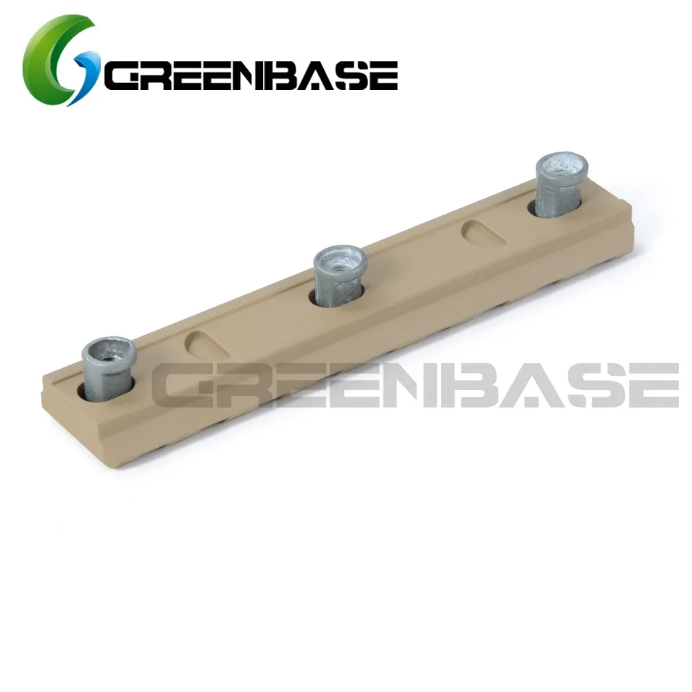 Greeenbase Keymod Rail 9 ячеек система защиты рук 95 мм рельсовая база для NSR 20 алюминиевая