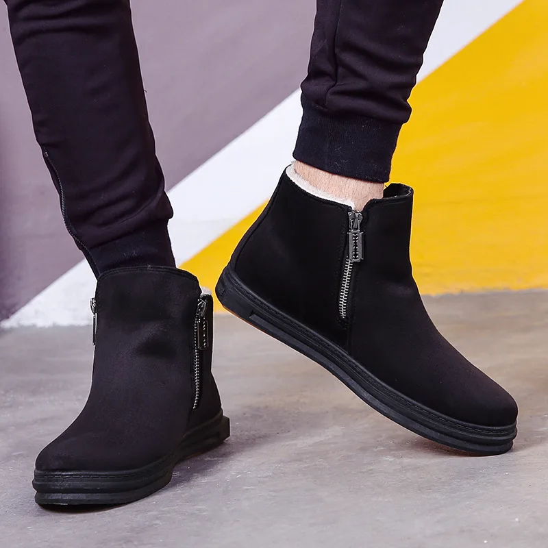 2016 Новый зимний мужской снег сапоги мужские ботинки хлопка теплый бархат