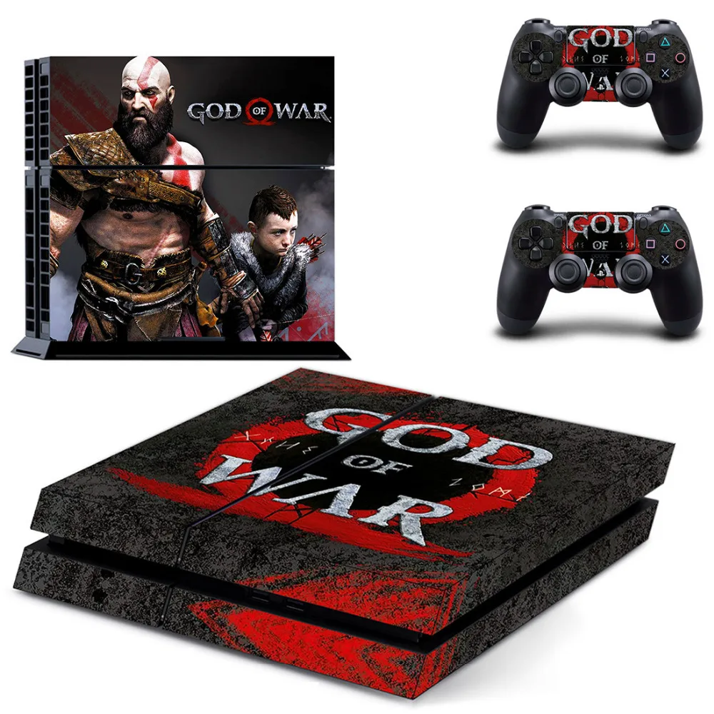 Для версии бога войны, наклейка для PS4 Стикеры для sony PS4 Игровые приставки 4 и 2 контроллера