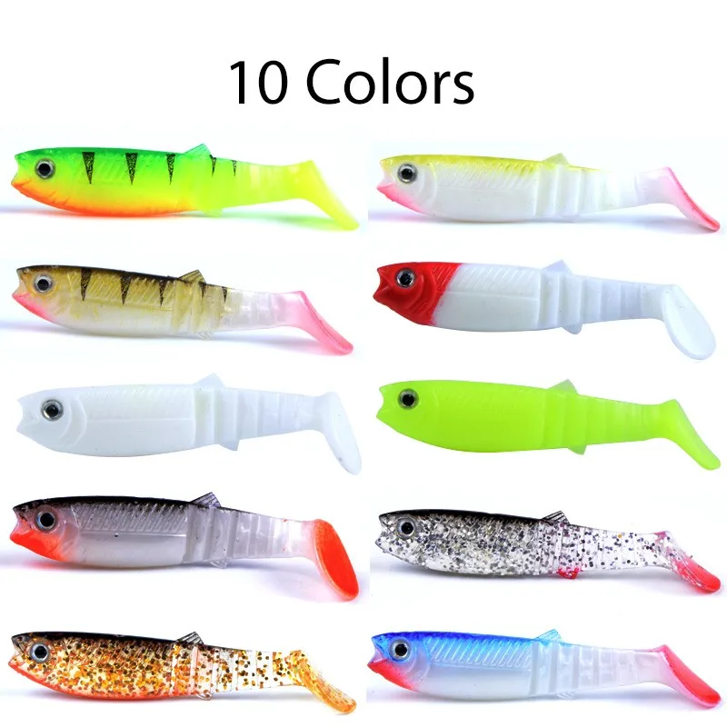 GUGUFISH, приманка для ловли нахлыстом, 12 шт., 8 см, искусственные мягкие приманки для рыбалки, приманки для ловли рыбы, мягкие приманки, Shads